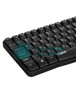 Комплект клавиатура+мышь Rapoo X1800S беспроводной, USB, 1000 DPI, чёрный