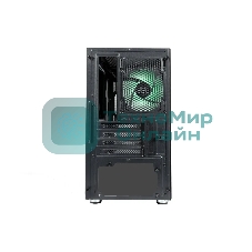 Компьютерный корпус mATX Eurocase M08 ARGB черный без БП закаленное стекло USB 3.0