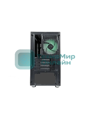 Компьютерный корпус mATX Eurocase M08 ARGB черный без БП закаленное стекло USB 3.0
