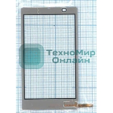 Сенсорное стекло (тачскрин) для Philips Xenium X809, черное