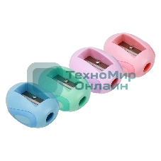 Точилка для карандашей ручная Deli MiYou EH550, 1 отверстие, пластик, ассорти, туба