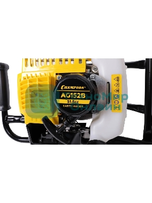 Мотобур Champion AG152B 1,46кВт 51,6см 9,2кг без шнека