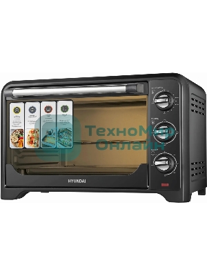 Мини-печь Hyundai MIO-HY092 35л. 1600Вт черный
