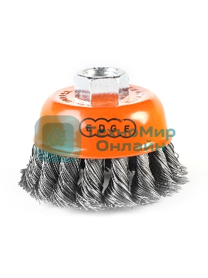 Щетка чашеобразная витая (65 мм; М14) EDGE by PATRIOT 813010005