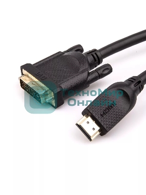 Кабель HDMI AM/DVI(24+1)M, 1.8м, CU, 1080P@60Hz, 2F, VCOM CG484GD-1.8M
