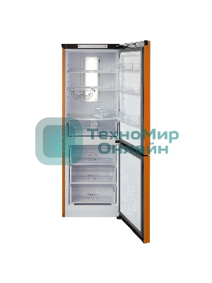 Холодильник Бирюса Б-T920NF оранжевый двухкамерный 210/100 л морозилка снизу, No Frost