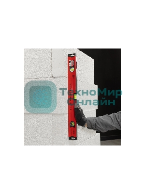 Уровень Matrix алюминиевый, 600 мм, фрезерованный, 3 глазка (1 зеркальный), усиленный