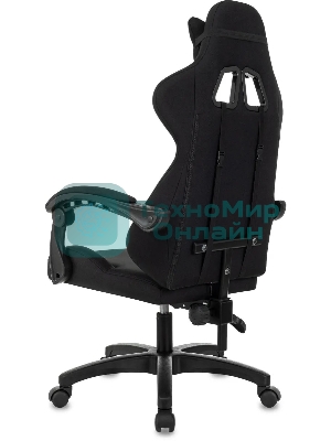 Кресло Zombie Void черный/серый, экокожа, 120 кг, механизм качания