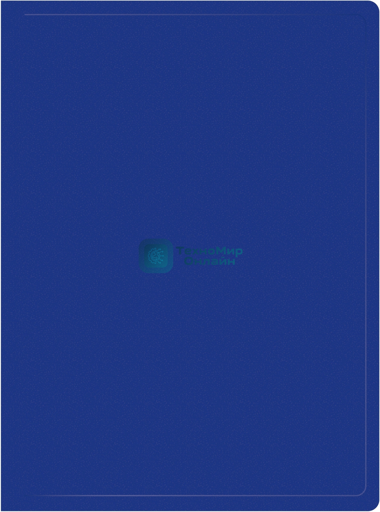 Папка с 60 прозрачными вкладками Silwerhof Eco A4, пластик, 0.7мм, синий