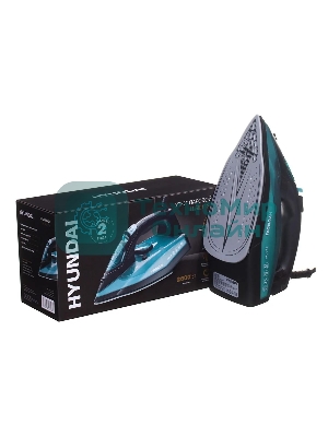 Утюг Hyundai H-SI01124 2600Вт черный/зеленый