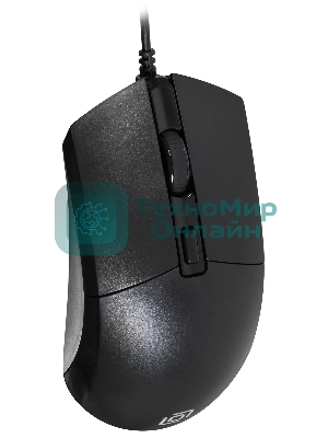 Мышь проводная Oklick 207M черный, 2400 dpi, USB, кнопки - 4