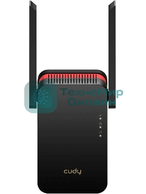 Повторитель беспроводного сигнала Cudy RE3000 AX3000 Wi-Fi черный