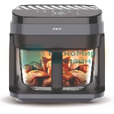 Аэрогриль Centek CT-3101 черный, 1350 Вт, 5.5 л, сенсор, 7 программ