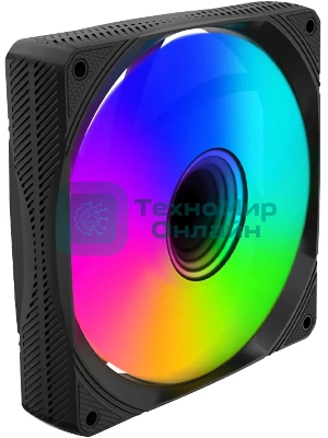 Вентилятор для корпуса Bloody BD-CF120ARGB1 ARGB черный, 120 мм, 1600 об/мин, 26 дБ, 4 pin