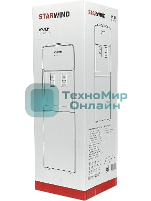 Кулер Starwind SW-1011EB напольный, электронный, черный/серебристый