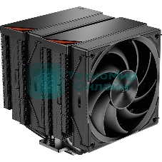 Кулер для процессора PCCooler RZ620 BK (260W, 4-pin PWM, 157.5мм, Al/Cu, 6x6мм, 1x120мм, 86.73CFM, 32dBA, 2200RPM, S: 1851/1700/1200/115X, AM5/AM4, черный)
