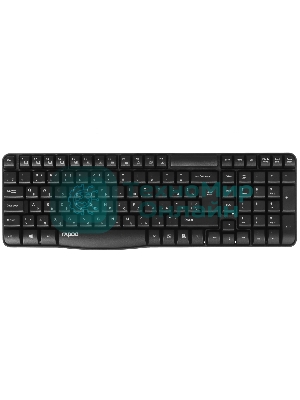 Комплект клавиатура+мышь Rapoo X1800S беспроводной, USB, 1000 DPI, чёрный