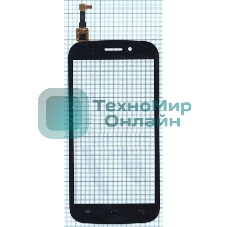 Сенсорное стекло (тачскрин) для Micromax A210 Canvas 4, черное