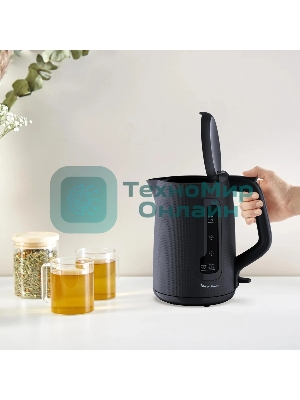 Чайник электрический Moulinex BY2M0810 1.7 л, 2400 Вт, черный