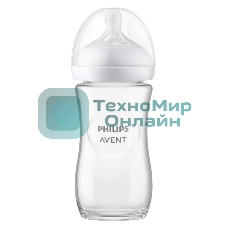 Бутылочка для кормления Philips SCY933/01 Avent NATURAL Response 250 мл, 1 шт, стекло