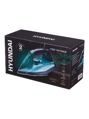 Утюг Hyundai H-SI01124 2600Вт черный/зеленый
