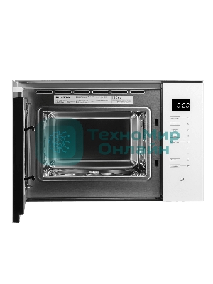 Встраиваемая микроволновая печь Maunfeld MBMO925SGW09 белый, 25 л, 900 Вт, переключатели - сенсор
