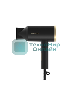 Фен Maxvi HD1801 черный, 1800 Вт