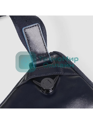Сумка Piquadro Blue Square CA6897B2/BLU2 темно-синяя натур.кожа