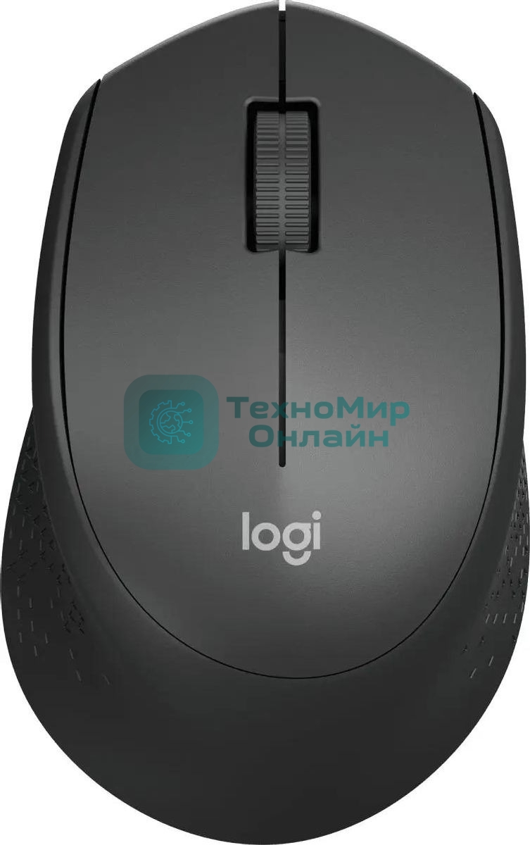 Мышь беспроводная Logitech M280 черный, 1000 dpi, радиоканал, USB, кнопки - 3