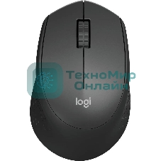 Мышь беспроводная Logitech M280 черный, 1000 dpi, радиоканал, USB, кнопки - 3