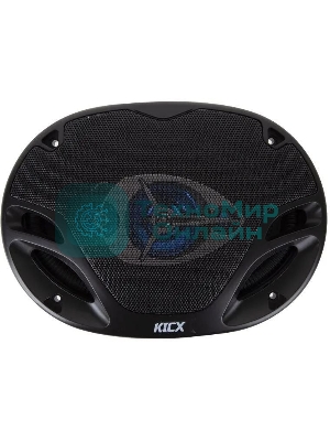 Колонки автомобильные Kicx GX-693 200Вт 92дБ 4Ом 15x23см (6x9дюйм) (ком.:2кол.) коаксиальные трехполосные