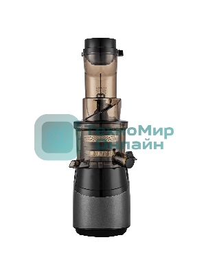 Соковыжималка BBK JCS103 черный/серый, шнековая вертикальная, 420 Вт, 1000 мл, механическое