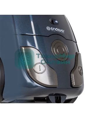 Пылесос Endever SkyClean VC-252 синий/серый, 350/1800 Вт, уборка сухая, пылесборник мешок 2.5 л