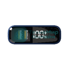 Портативный аккумулятор OLMIO QS-20, 20000mAh, 22.5W QuickCharge3.0/PowerDelivery, LCD, темно-серый