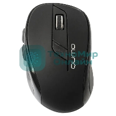 Мышь беспроводная Qumo Office Line Black M78 черный, 1600 dpi, радиоканал, USB, кнопки - 6