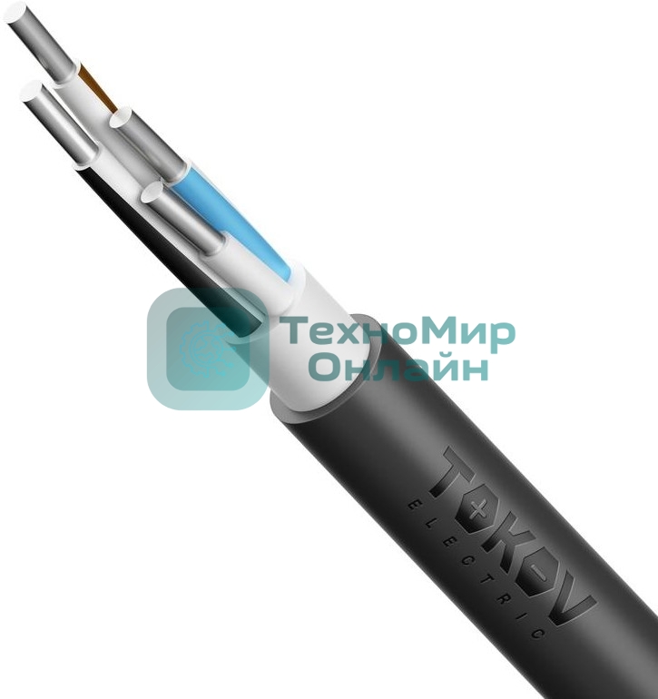 Кабель TOKOV ELECTRIC АВВГнг(А)-LS 4х6 ОК (N) 0.66кВ (м)