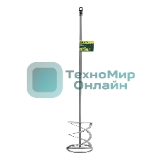 Миксер Сибртех для красок и штукатурных смесей, 120х10х600 мм, шестигранный хвостовик