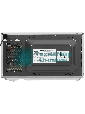 Микроволновая печь Haier HMB-DM208SA серебристый/черный, 20 л, 800 Вт, переключатели - кнопки, поворотный механизм