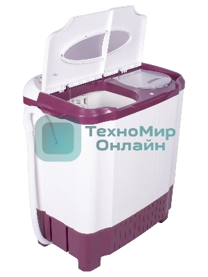 Стиральная машина EVGO WS-50PET белый/красный загр. вертикальная макс.:5 кг 1350 об/мин класс: А+