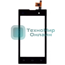 Сенсорное стекло (тачскрин) для Fly IQ4418 ERA Style 4, черное