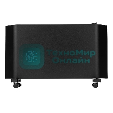 Конвектор электрический Denzel XCE-2000B черный, 2000 Вт, 25 м2, термостат