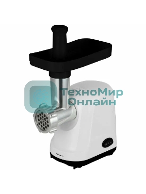 Мясорубка электрическая SUPRA MGS-2006 белый, 2000 Вт, 2.0 кг/мин, реверс, защита от перегрузки, насадки - 2