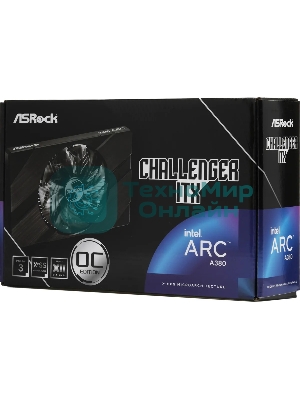Видеокарта ASRock Arc A380 Challenger ITX 6G OC