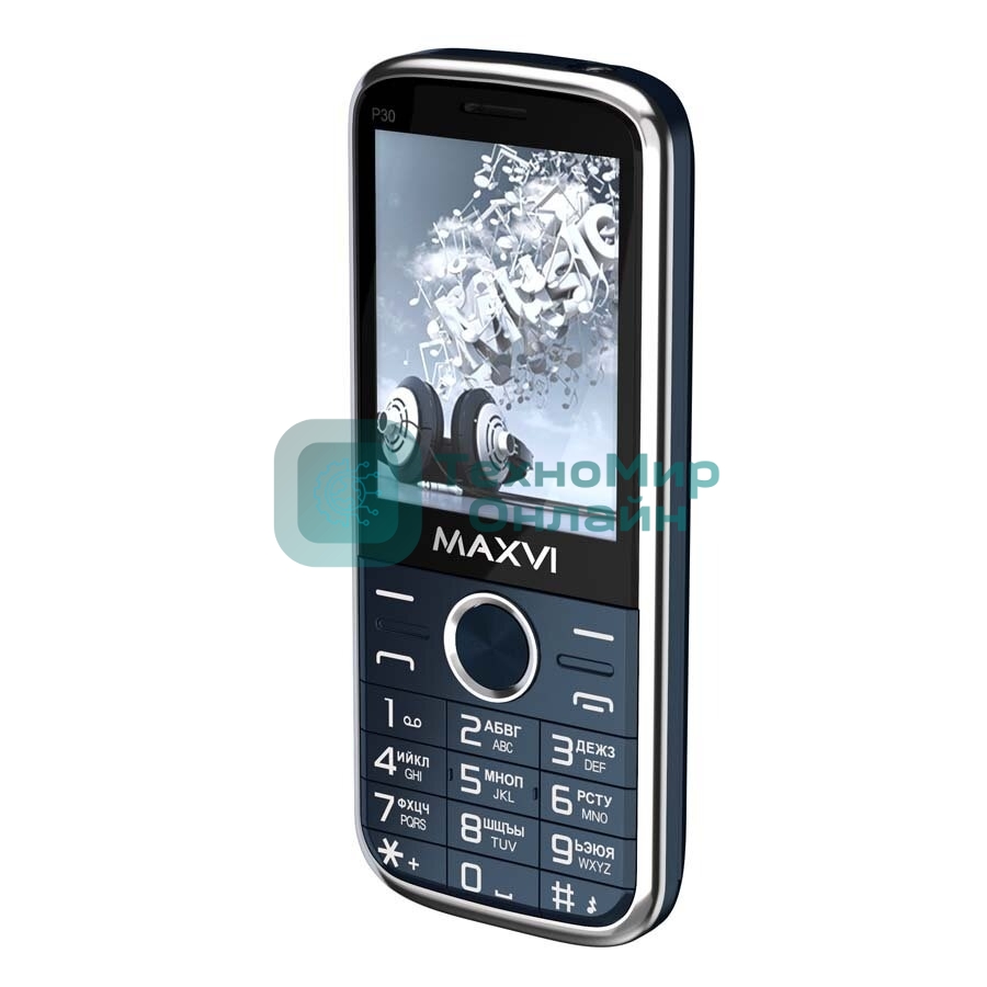 Мобильный телефон Maxvi P30 синий