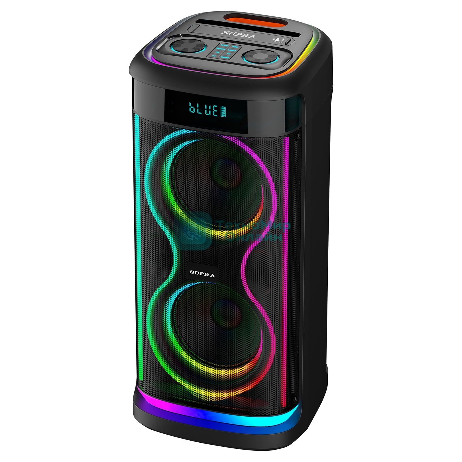 Минисистема Supra SMB-890 черный 180Вт FM USB BT SD