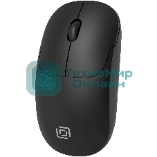 Мышь беспроводная Oklick 202MW черный, 1000 dpi, радиоканал, USB, кнопки - 3