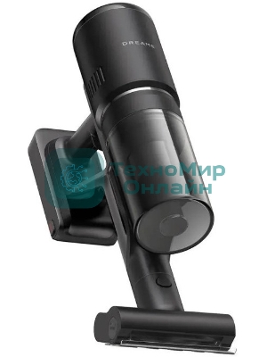 Пылесос вертикальный моющий Dreame H12 Dual Flex Reach черный, питание от аккумулятора, 400 Вт, уборка сухая/влажная, пылесборник 0,7 л