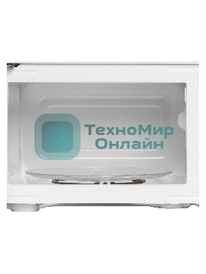 Микроволновая печь BBK 20MWS-777M/W белый, 20 л, 700 Вт, переключатели- поворотный механизм