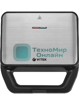 Вафельница Vitek VT-2626 850Вт черный/серебристый