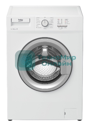 Стиральная машина Beko WRS 54P1 BSW белый, загрузка фронтальная 5 кг, 800 об/мин, класс: A-10%